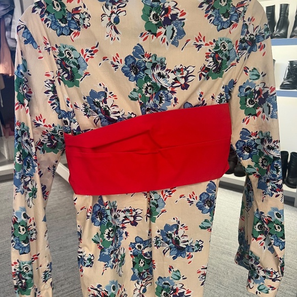 MSGM Light Pink Bouquet Poplin Shirt - Picture 3 of 4